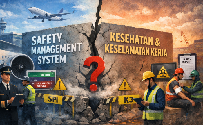 Dua Sistem, Satu Risiko: Mengapa SMS dan K3 di Aviasi Masih Berjalan Sendiri-Sendiri?