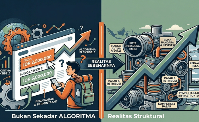 Harga Tiket Domestik yang Mahal: Realitas Struktural, Bukan Sekadar&nbsp;Algoritma