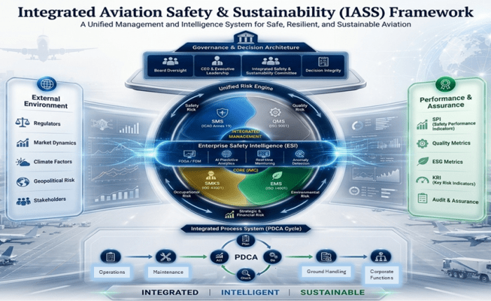 Integrated Aviation Safety & Sustainability (IASS) : Dari Compliance Menuju Intelligence-Driven Aviation&nbsp;System