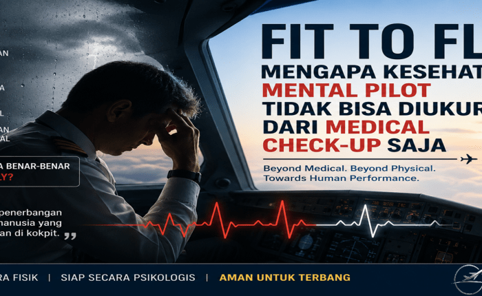 FIT TO FLY : Mengapa Kesehatan Mental Pilot Tidak Bisa Diukur dari Medical Check-Up&nbsp;Saja
